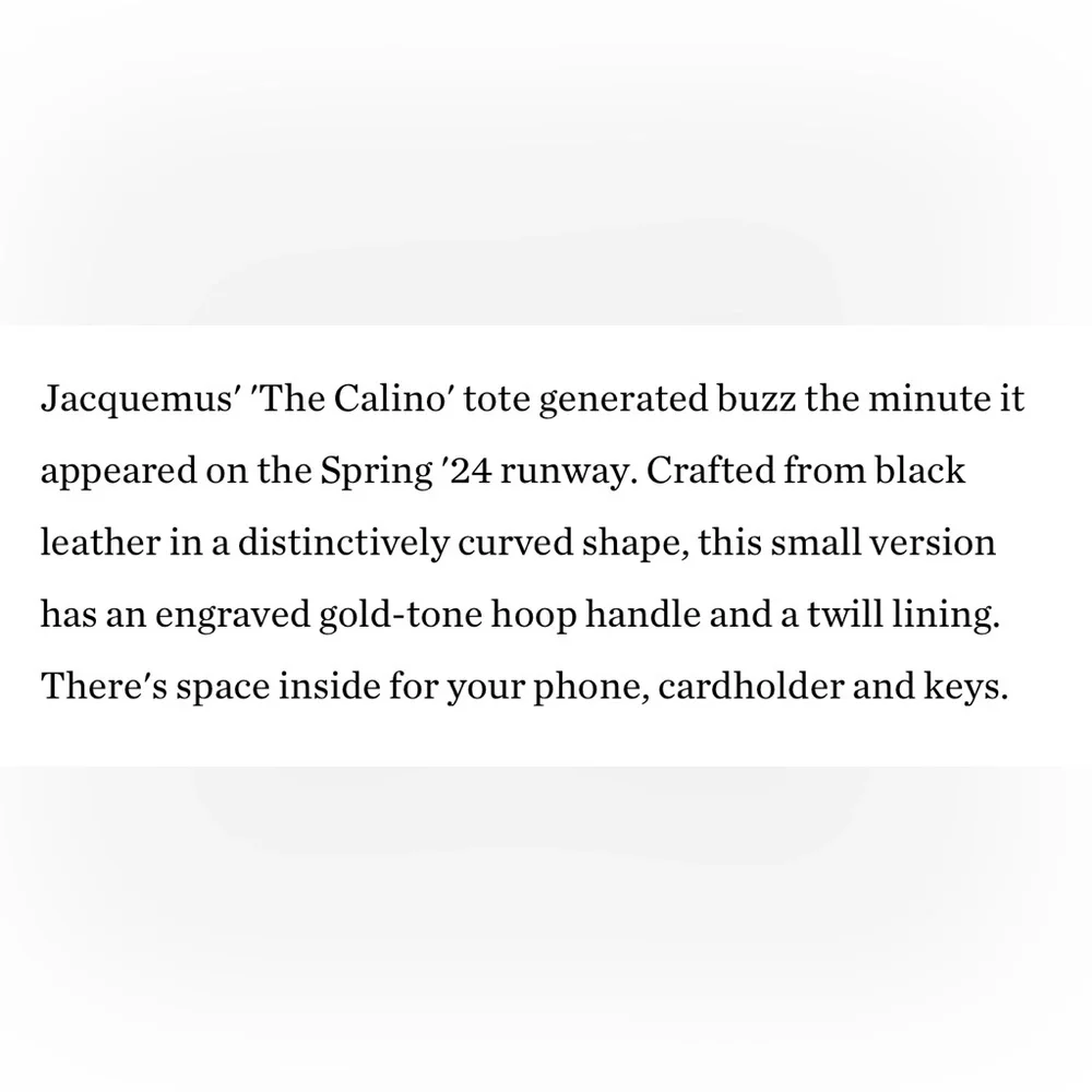 JACQUEMUS Small Colina Bag - Picture 12 of 13